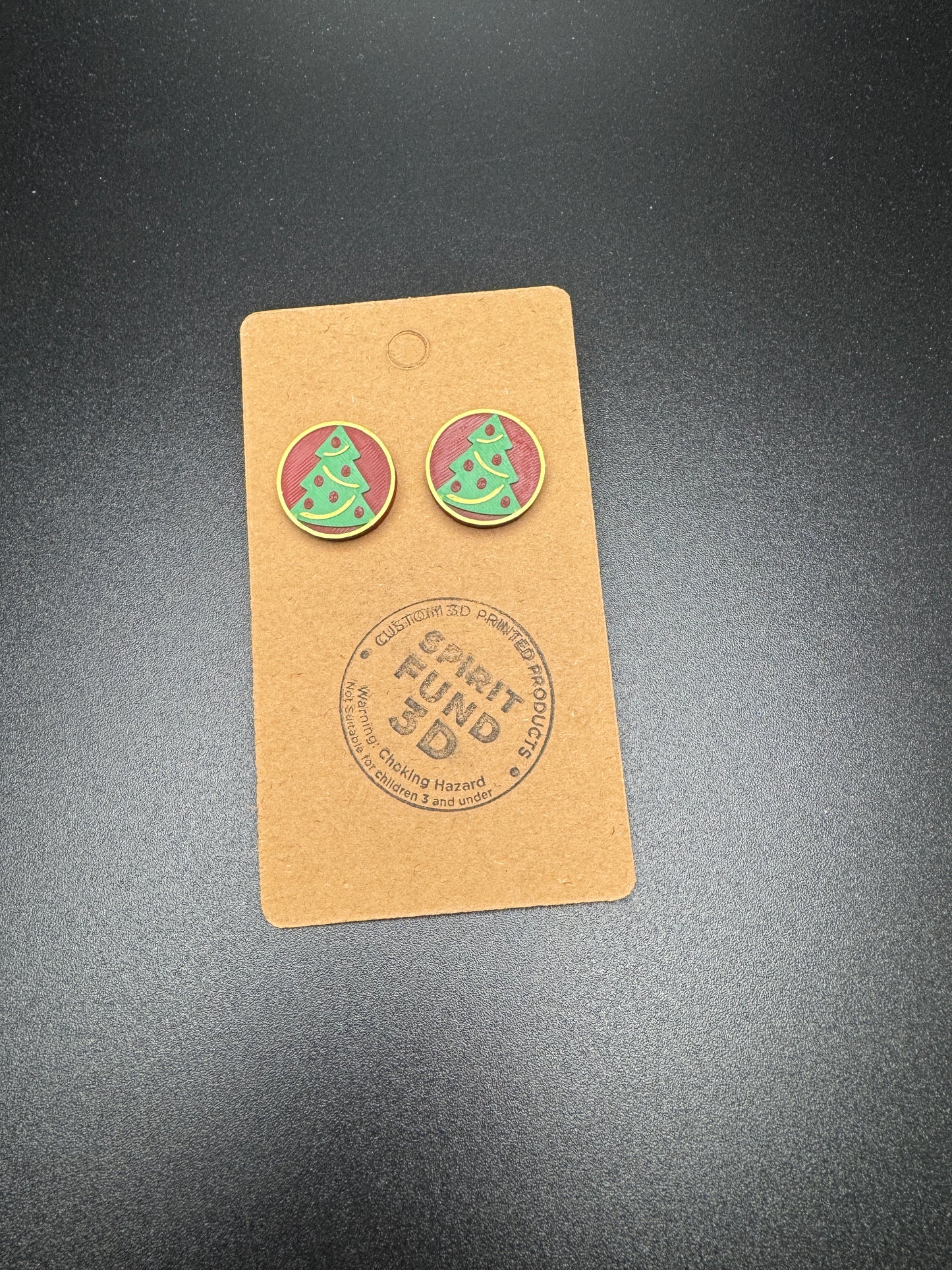 Tree Stud Earrings