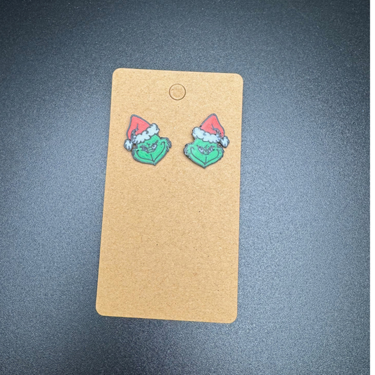 Grinch Stud Earrings