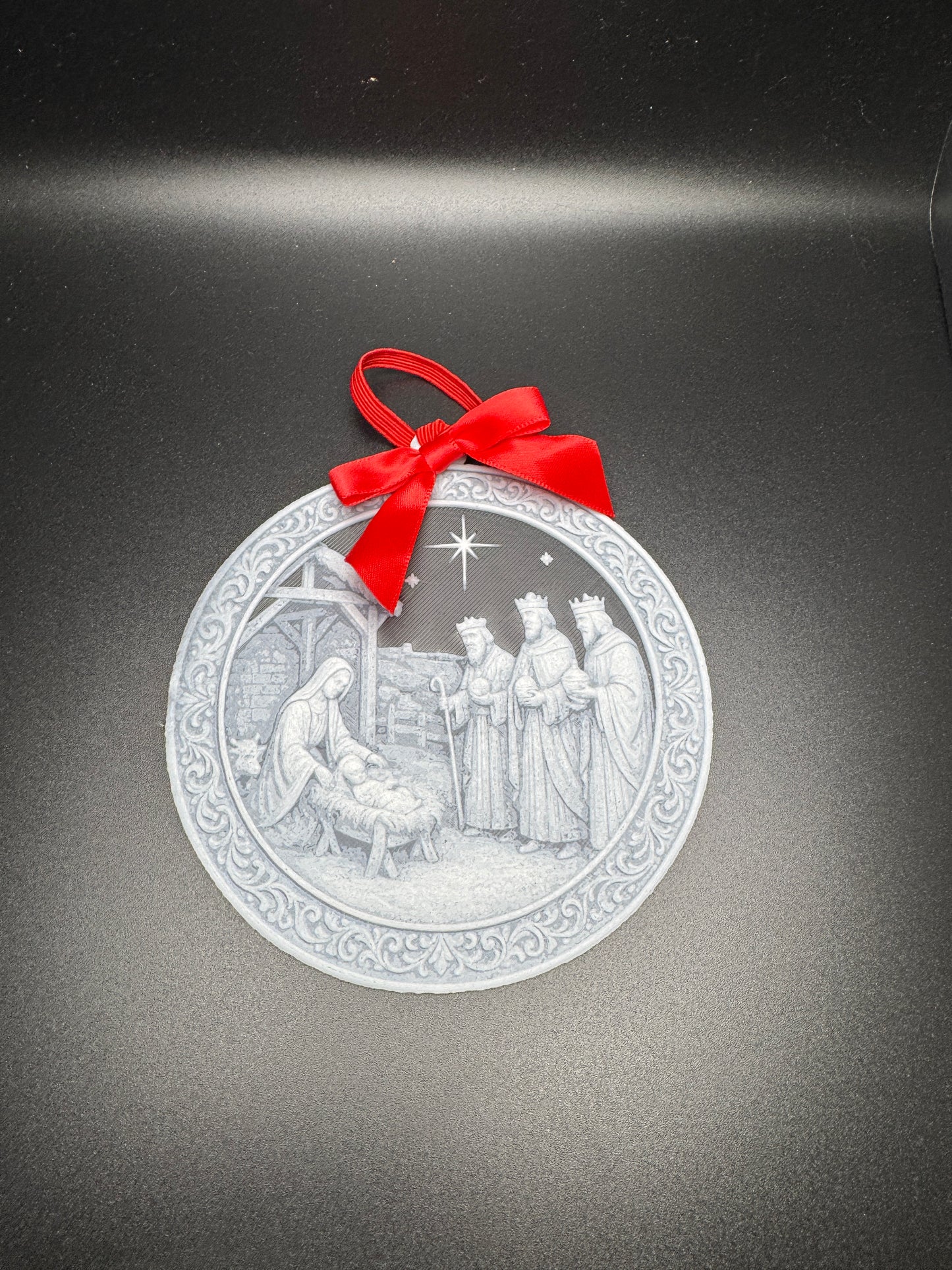Black & White Nativity Ornaments - VARIOUS DESIGNS