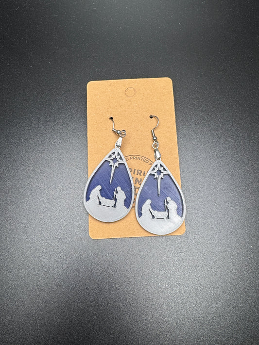 Nativity Dangle Earrings