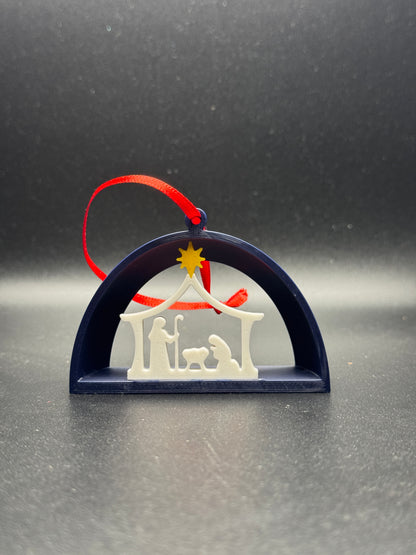 3D Nativity Scene Ornament