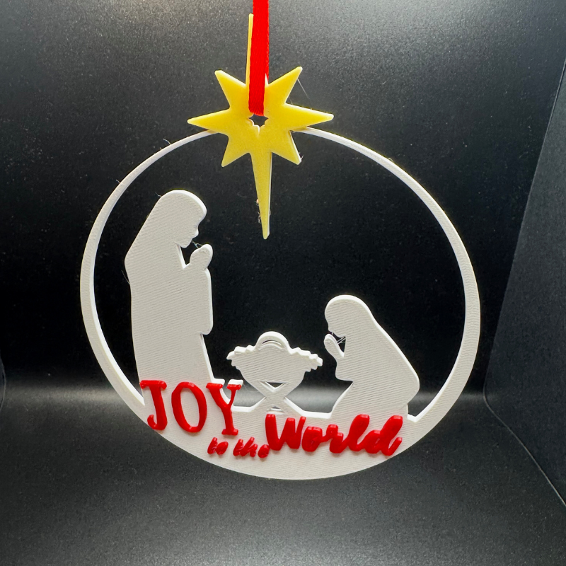 Joy to the World Ornament